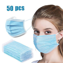 Load image into Gallery viewer, Non-woven Virus Protective Face Mask 3 Ply Hypoallergenic Ear Loop Disposable Face Mask
